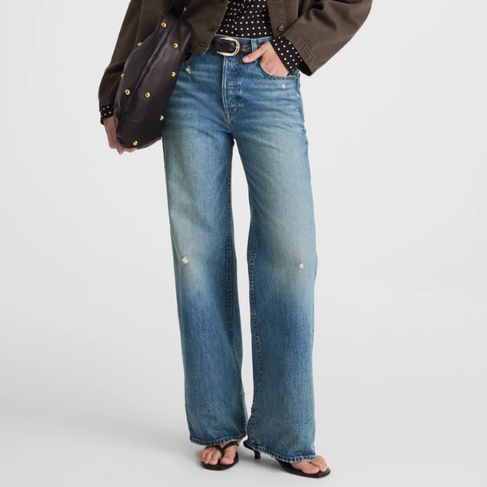 Madewell low slung baggy jeans - Picture 7 of 11